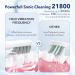 Sejoy Rechargeable Electric Toothbrush for Adults and Kids - Fast Charge Sonic Power Toothbrush with Travel Lock - 4 Brush Heads Included - Buy Online on GoSupps.com