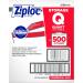 SC Johnson Ziploc Quart Food Storage Bags - 500 Count Medium with Grip 'n Seal Technology - Buy Online on GoSupps.com