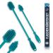 Jawaonline Rinse brushes Set 32cm and 24cm - Silicone bottle brush - gently and scratch -free - Flexible bottle cleaner brush - Premium Bottle Brush - cleaning brush for small and large bottles of turquoise set (32cm and 24cm)
