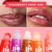 Strawberry Lip Oil | Glossy Hydrating Lip Gloss & Balm | Fruity Flavors Lip Care | Long-lasting Moisturizing Lip Plumper | International Shipping - Buy Online on GoSupps.com