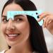 Eyebrow ruler Women Eyebrow Template for Eyeliner Quick Eye Makeup Tool Eyebrow Shaping Aid Brow Measuring Tool for Perfect Eyeliner & Lip Lines Blue - Buy Online on GoSupps.com