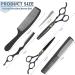 Professional Purplebird Hairdressing Scissors Set - 10-Piece Stainless Steel Hair Cutting Shears for Barbers Hairdressers & Beginners - Buy Online on GoSupps.com