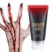 Fake Blood Gel: 60g Halloween Liquid Makeup Vampire Simulation Plasma Realistic Effect Soft Textured Cosmetic | Scary Special Effect for Prank Events