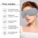 Eye Massager with Warmth - 5 Modes for Migraine Relief Air Pressure Hot Compress & Vibration | Foldable Eye Relaxation Device - Buy Online on GoSupps.com