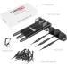 CyeeLife 18g Soft Tip Darts Set with Carry Case and 30 Extra Points - Professional Black Plastic Darts - Buy Online on GoSupps.com