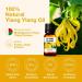 Kukka Ylang Ylang Essential Oil 10ml - 100% Therapeutic Grade for Skin & Hair - Aromatherapy Oil for Diffuser - Pack of 1 - Buy Online on GoSupps.com