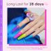 Modelones 22 Pcs Neon Dip Powder Nail Kit Starter | LGBT Pride Month 6 Colors | Pink Purple Red Summer | 12g Dipping Powder System with Essential Liquid Set | French Nail Art Manicure Kit - Buy Online on GoSupps.com