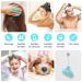 Silicone Shampoo Brush Scalp Massager for Hair Growth - Light Blue - Men, Women, Kids, Pets - Buy Online on GoSupps.com