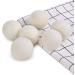 6-Pack XL Wool Dryer Balls - Natural Fabric Softener Handmade from New Zealand Organic Wool - Reduce Wrinkles & Drying Time - Reusable Laundry Balls by WANTELL (White XL) - Buy Online on GoSupps.com
