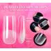 Gel Extension Nail Kit - 960 PCS Full Cover Gel Nail Tips with Glue, Professional Acrylic Nails Tips Set - Coffin/Stiletto/Square/Almond Shapes, UV Light Included - Buy Online on GoSupps.com
