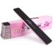 PANA Jumbo Double-Sided Emery Nail File for Manicure Pedicure Natural and Acrylic Nails - Black (Grit 80/80) - 50 Piece Pack
