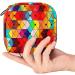 Rainbow Mosaic Tie-Up Bag for Women | Portable Menstrual Pad & Cup Storage | Ideal for Teens and Girls - Buy Online on GoSupps.com