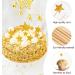 56Pcs Cake Topper Star Glitter Cupcake Toppers Gold Cake Decorations for Boys Girls Birthday Wedding Engagement Baby Shower Anniversary Party Decoration Mixed Size - Buy Online on GoSupps.com