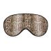 Snake Skin Python Pattern Sleep Mask Eye Cover for Sleeping Blindfold with Adjustable Strap Blocks Light Night Travel Nap for Men Women