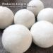 Eco-Friendly Wool Dryer Balls - Reusable Laundry Drying Balls Reduces Static & Wrinkles - Pack of 6 - Buy Online on GoSupps.com