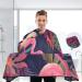 Buy Blueangle Palm Leaf Flamingo Barber Cape | Waterproof Hair Cutting Cape for Home & Salon - 55x65 Inch - Buy Online on GoSupps.com