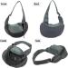 Puppy Pet Sling Carrier for Small Dogs and Cats - Breathable Mesh Papoose Pouch Tote with Adjustable Shoulder Strap - Safety Pet Bag for Daily Walking - Up to 10lbs - Black - Buy Online on GoSupps.com