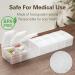 iBune 2 Pack Large Pill Organizers Weekly Medicine Organizer - White + Black | 7 Day Pill Boxes for Vitamins, Fish Oil & Supplements - Buy Online on GoSupps.com