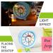 Silent Children's Alarm Clock - Digital Learning Watch for Kids Compact Night Light Travel Alarm Battery Operated - Blue - Buy Online on GoSupps.com