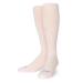 Comrad Recycled Cotton Knee High Socks - 15-20mmHg Graduated Compression Socks - Soft & Breathable Support Socks Unisex Regular Large Muted Rose
