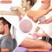 Zanllw Massage Lacrosse Ball Therapy for Deep Tissue Relief | Myofascial & Trigger Point Pain Relief | Portable Physiotherapy for Plantar Fasciitis Back & Feet - Rose - Buy Online on GoSupps.com