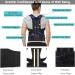 Keeda Adjustable Back Support Brace - Posture Corrector for Men & Women | Fully Straightening Grey Back Brace XXXXL - Buy Online on GoSupps.com
