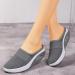 Women's Air Cushion Slip-On Orthopedic Diabetic Walking Shoes - Dark Gray, Size 8.5 - Buy Online on GoSupps.com