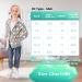 V.&GRIN Pink Tie Dye Girl Zip Hoodie Sweatshirt | Soft Fuzzy Fleece Jacket for Girls 7-8 Years - Buy Online on GoSupps.com