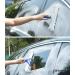 ITTAHO 12 Squeegee & 11 Microfiber Scrubber Combo with Stainless Steel Pole - Extendable Window Cleaner for Car, Shower & Glass Doors - Swivel Style - Sky Blue - Buy Online on GoSupps.com