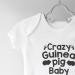 Hippowarehouse Crazy Guinea Pig Baby Vest Bodysuit - Short Sleeve for Boys and Girls - Buy Online on GoSupps.com