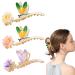 3 Pcs dragonfly Hair Claw Clips Large Claw Hair Clips for Thick Hair  Metal Hair Clips  Long Hair Clips  Big Jaw Clips for Hair  Hair Styling Accessories Hair Clamps Hair Accessories for Women Girls