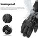 Waterproof Kids Ski Gloves | Windproof Winter Sports Gloves for Children - Black Size M (8-10 Years) - Buy Online on GoSupps.com