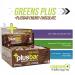 Greens Plus Plusbar Energy Chocolate - 12 Pack, 2 oz Bars | Healthy Snack - Buy Online on GoSupps.com