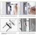 2PC Child Locking Window Safety Lock - Childproof Cable Closure for Home & Commercial Use | Baby Safety Lock with Wrenches - Buy Online on GoSupps.com
