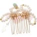 Beaupretty the comb flower pearl hairpins wedding headwear chinese hairpin kimono hair barrettes flower tassel clip cheongsam hair accessories hanfu hair clip the flowers set Accessories - Buy Online on GoSupps.com