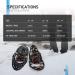 G2 25 Inches Light Weight Snowshoes Set with Trekking Poles and Carrying Bag - Orange, 200lb Capacity - Buy Online on GoSupps.com