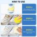 Multi-Functional Cleaning and Stain Removal Cream Shoe Cleaning Cream Multi Purpose Cleaning Cream White Shoe Cleaning Cream with Sponge White Shoe Cleaner Shoes Decontaminate Solid Paste(1pcs) - Buy Online on GoSupps.com