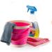 Foldable Pail Bucket Set of 3 | Collapsible Multi-Purpose Buckets for Beach, Camping, Pets | Half Gallon (2 Liters) Capacity - Buy Online on GoSupps.com