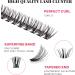 Lash Clusters DIY Individual Eyelashes Extenison 4 style 8-16MM D Curl Fluffy False Eyelashes Natural Look Wispy Clusters Lashes Volume Lash Extension Individuals DIY at Home (01MIX) - Buy Online on GoSupps.com