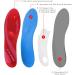 Arch Support Sports Insoles | Relieve Foot Fatigue | Unisex | UK Size 13 (31cm) | Red - Buy Online on GoSupps.com