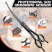 ASON 7.5 Dog Grooming Shear | Professional Up-curved Scissor for Pets | Japanese Stainless Steel | Curved with Round Tips | Black - Buy Online on GoSupps.com