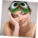 Gogogmee 1 Piece Cute Gel Frog Eye Mask Blackout Sleeping Mask for Adults Lightweight Breathable for Home Camping 18X9X5CM Dark Green - Buy Online on GoSupps.com