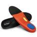 Dual Sera Foam Arch Pad Insoles for Extreme Arch Support Optimized for Arch & Blood Flow Support Foot Filter Enhance Foot Circulation with Reflexology Massage Insoles Black (230-280)