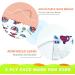Kids Disposable Face Masks 50PCs 3-Ply with Adjustable Nose Clip - Easter Gift - Black (Non-Medical) - Buy Online on GoSupps.com
