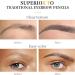 Blapee Eyebrow Pencil Atikisoi Eyebrow Pencil Eyebrow Microblading Pen 3D Waterproof Microblading Eyebrow Pen with 4 Tip Brow Pencil Long-Lasting Fills Brow Makeup (Black) - Buy Online on GoSupps.com