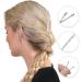 BasicSense 30PCS Silver Metal Bobby Kirby Hair Pins - Stylish Hair Accessories - Buy Online on GoSupps.com