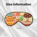 SSIMOO Doughnut Sleep Mask | Adjustable Breathable Eye Mask for Comfortable Sleep | Fashionable Black Design - Shop Now - Buy Online on GoSupps.com