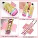 Pencil Claw Clip Fun Pencil Hair Clip Acrylic Pencil Hair Claw Clip for Women Girls Fun Teacher Hair Accessories Strong Hold Pencil Claw Clips For Thin Hair (Color : A+B) - Buy Online on GoSupps.com
