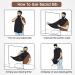 Men's Waterproof Beard Bib Apron - Trimming Catcher with Suction Cups - Grooming Accessories - Birthday Gifts for Him (Black) - Buy Online on GoSupps.com