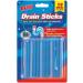 Drain and Plug Unblocker Effectively Removes Blockages Liquid Cleaner for Blocked Drain Pipes in Sinks or Shower Traps -2 x 350ml & 12 Pack Drain Sticks - Buy Online on GoSupps.com